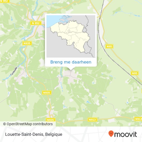 Louette-Saint-Denis kaart