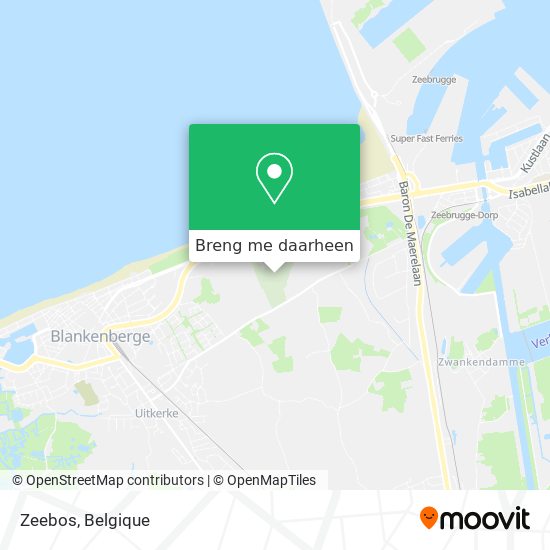 Zeebos kaart