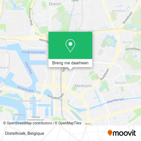 Distelhoek kaart