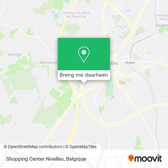 Shopping Center Nivelles kaart