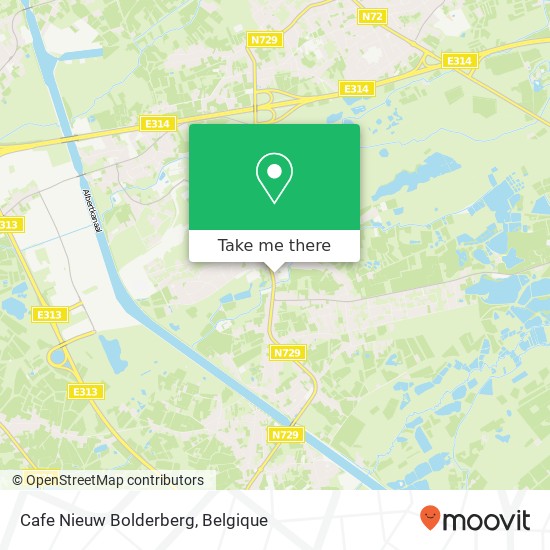 Cafe Nieuw Bolderberg kaart