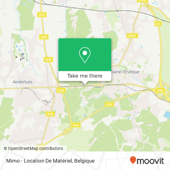Mimo - Location De Matériel kaart