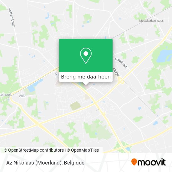 Az Nikolaas (Moerland) kaart