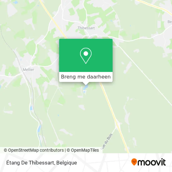 Étang De Thibessart kaart