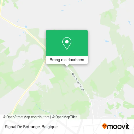 Signal De Botrange kaart