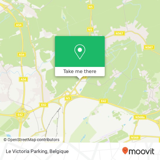 Le Victoria Parking kaart