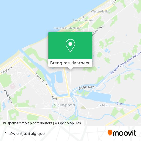 'T Zwientje kaart