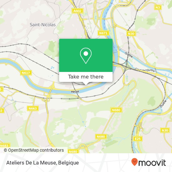 Ateliers De La Meuse kaart