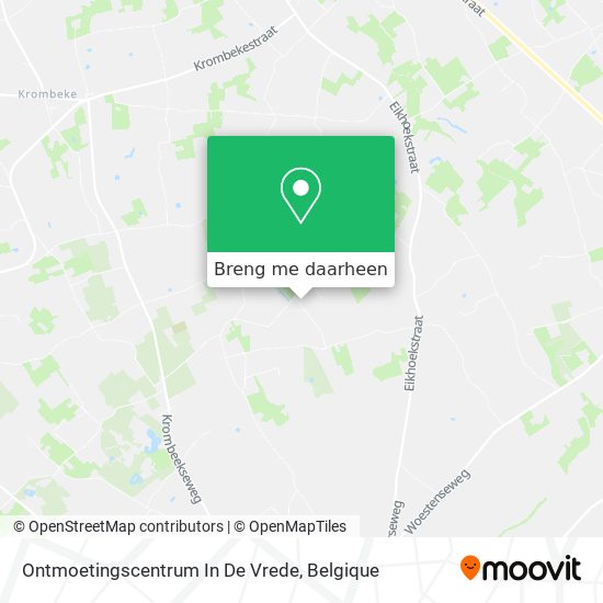 Ontmoetingscentrum In De Vrede kaart