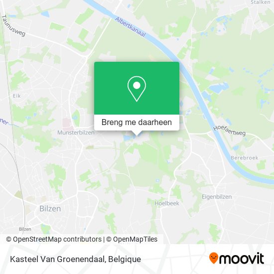 Kasteel Van Groenendaal kaart