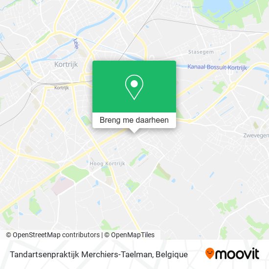 Tandartsenpraktijk Merchiers-Taelman kaart