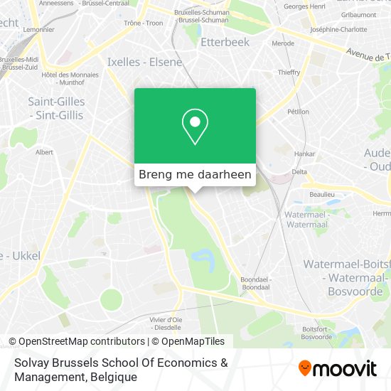 Solvay Brussels School Of Economics & Management kaart
