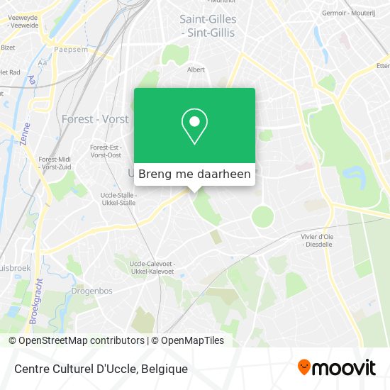 Centre Culturel D'Uccle kaart