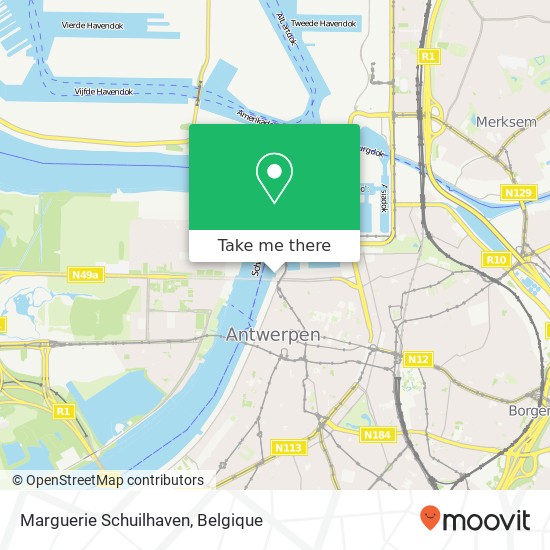 Marguerie Schuilhaven kaart