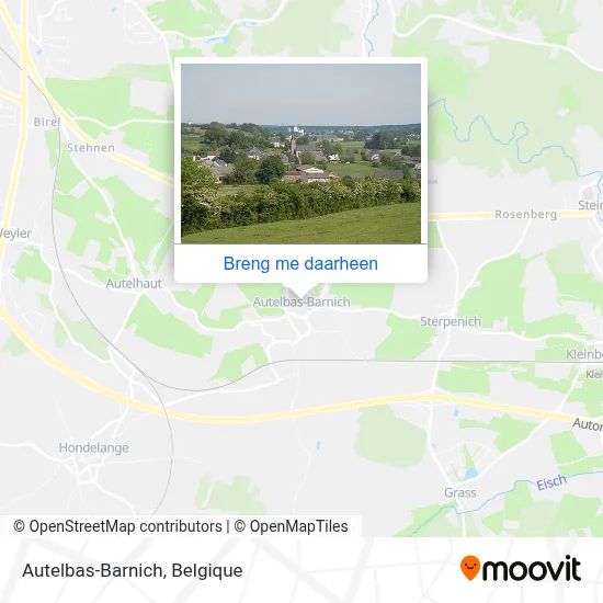 Autelbas-Barnich kaart