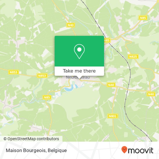 Maison Bourgeois kaart