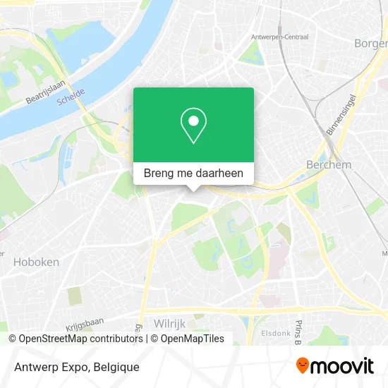 Antwerp Expo kaart