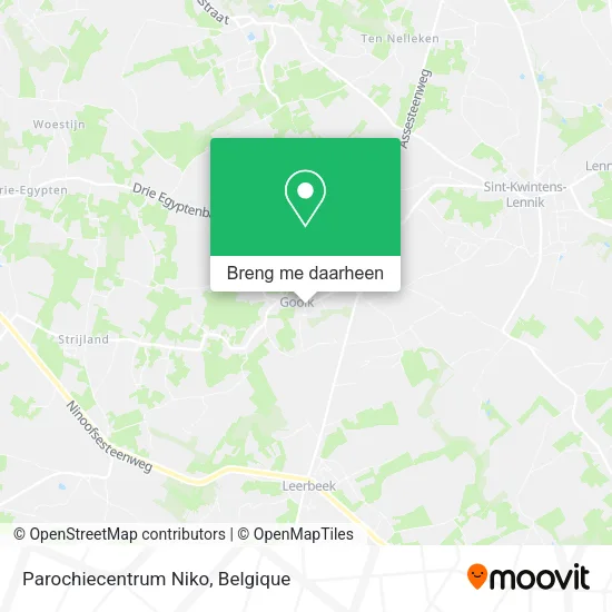 Parochiecentrum Niko kaart