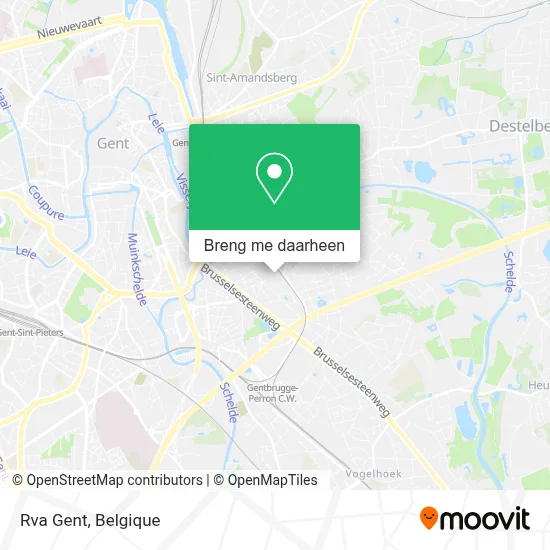 Rva Gent kaart