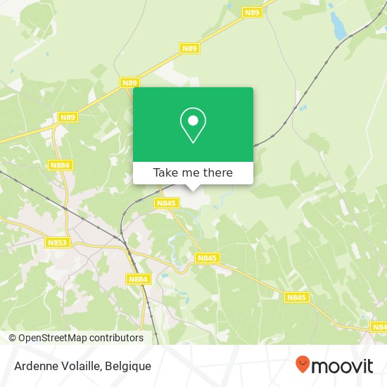 Ardenne Volaille kaart