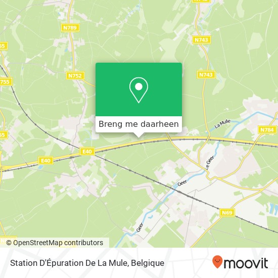 Station D'Épuration De La Mule kaart