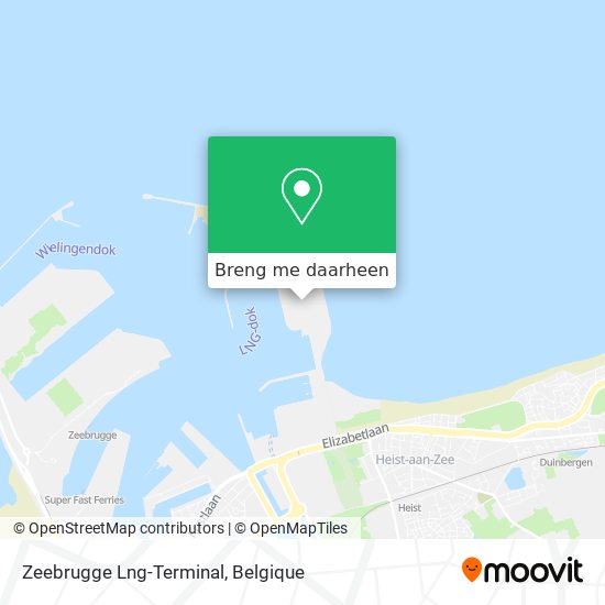 Zeebrugge Lng-Terminal kaart