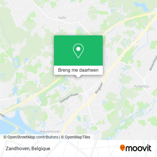 Zandhoven kaart