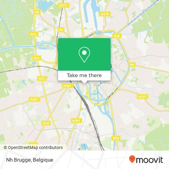 Nh Brugge kaart