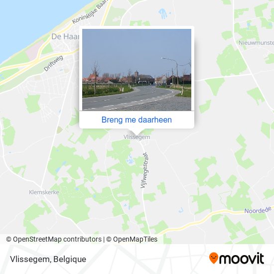 Vlissegem kaart