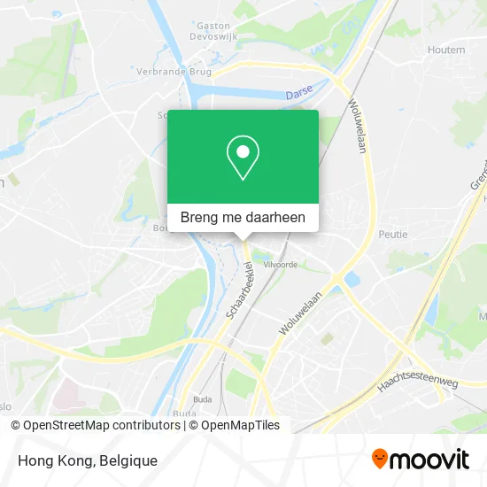 Hong Kong kaart