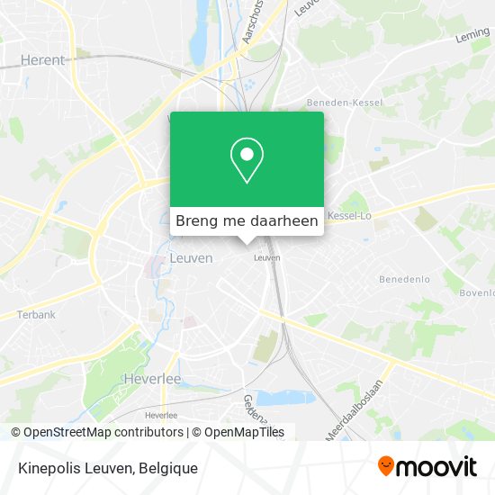 Kinepolis Leuven kaart