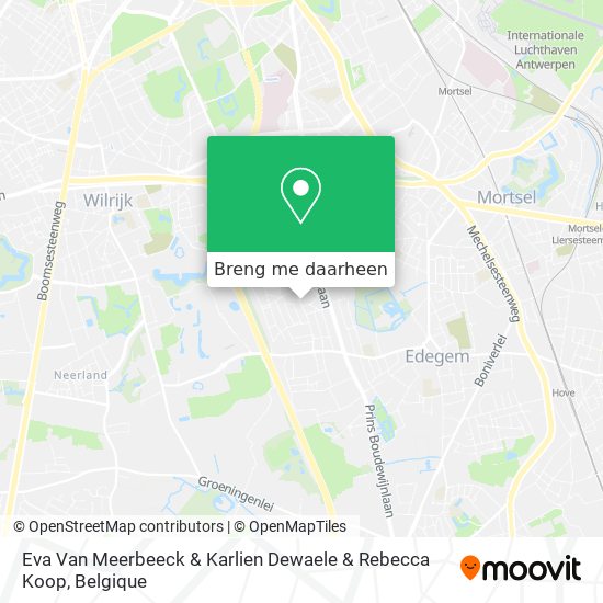 Eva Van Meerbeeck & Karlien Dewaele & Rebecca Koop kaart