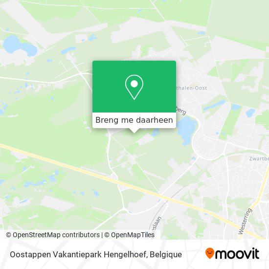 Oostappen Vakantiepark Hengelhoef kaart