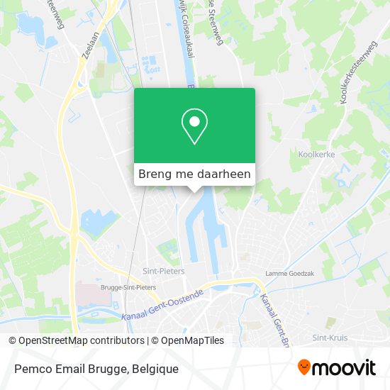 Pemco Email Brugge kaart