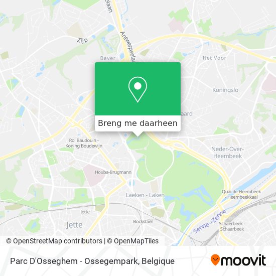 Parc D'Osseghem - Ossegempark kaart