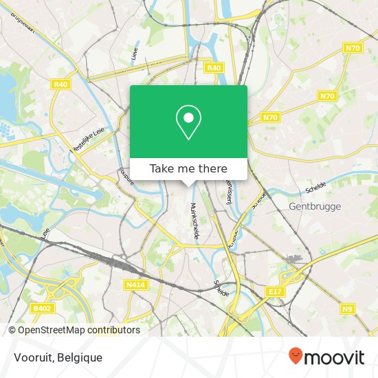 Vooruit kaart