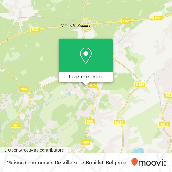 Maison Communale De Villers-Le-Bouillet kaart