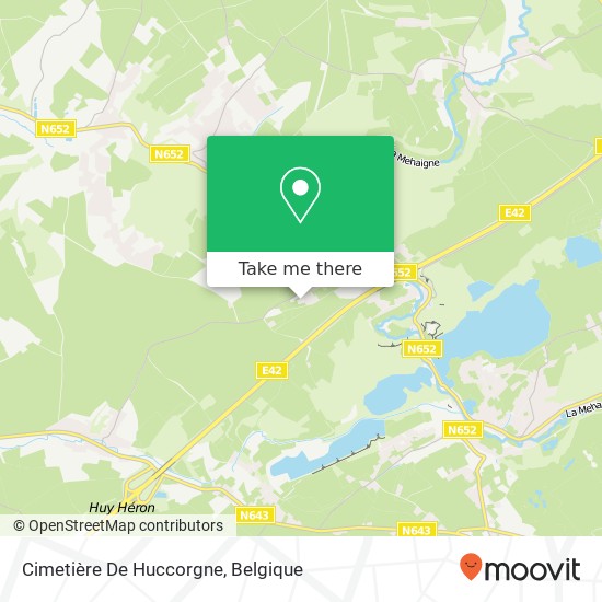 Cimetière De Huccorgne kaart