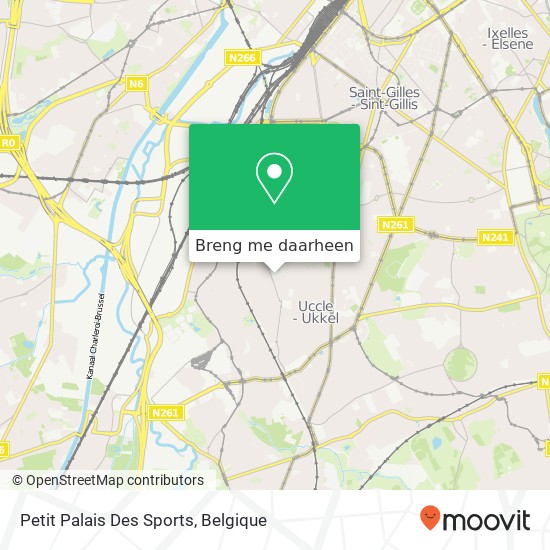 Petit Palais Des Sports kaart