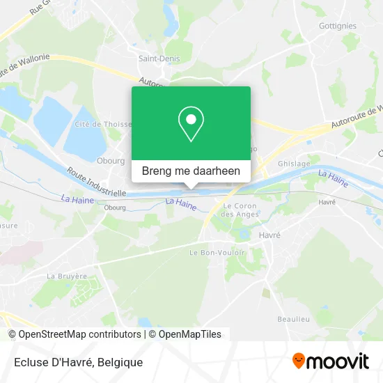 Ecluse D'Havré kaart