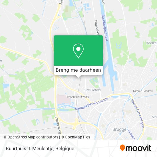 Buurthuis 'T Meulentje kaart