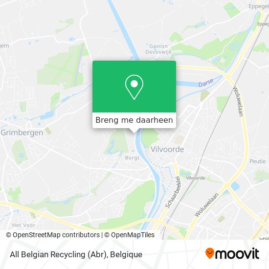 All Belgian Recycling (Abr) kaart