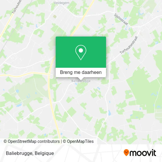 Baliebrugge kaart
