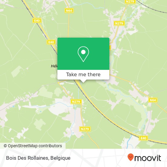 Bois Des Rollaines kaart