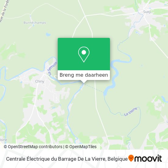 Centrale Électrique du Barrage De La Vierre kaart