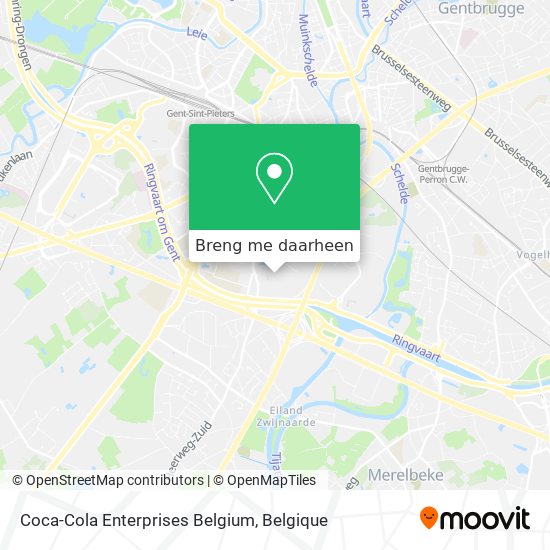 Coca-Cola Enterprises Belgium kaart