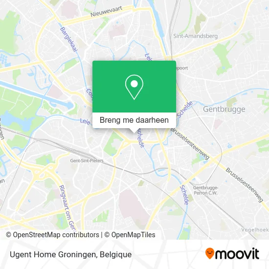 Ugent Home Groningen kaart