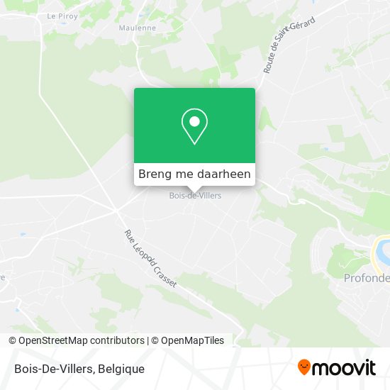 Bois-De-Villers kaart