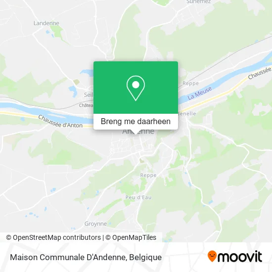 Maison Communale D'Andenne kaart