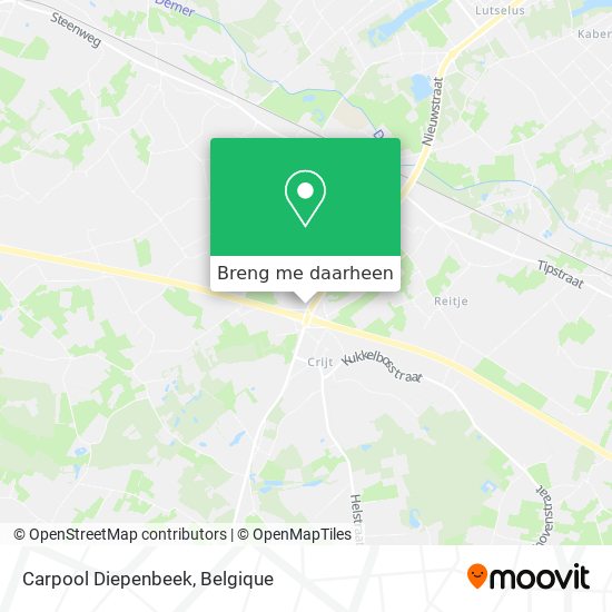 Carpool Diepenbeek kaart